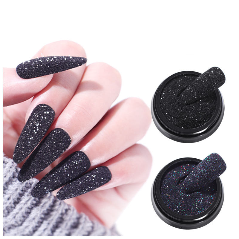 Woolen Powder Starlight Black Gauze Sugar Powder