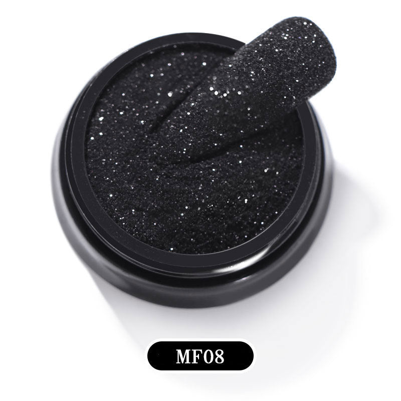 Woolen Powder Starlight Black Gauze Sugar Powder