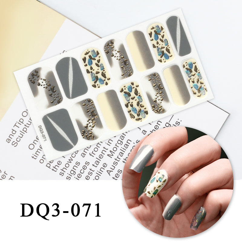 Nail Art Color Nail Stickers Simple Fashion