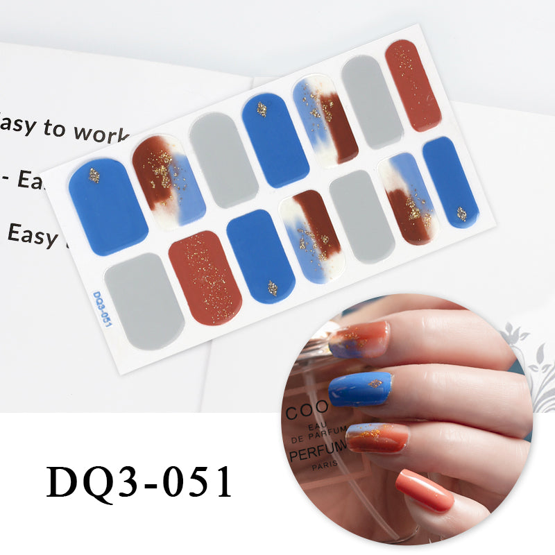 Nail Art Color Nail Stickers Simple Fashion