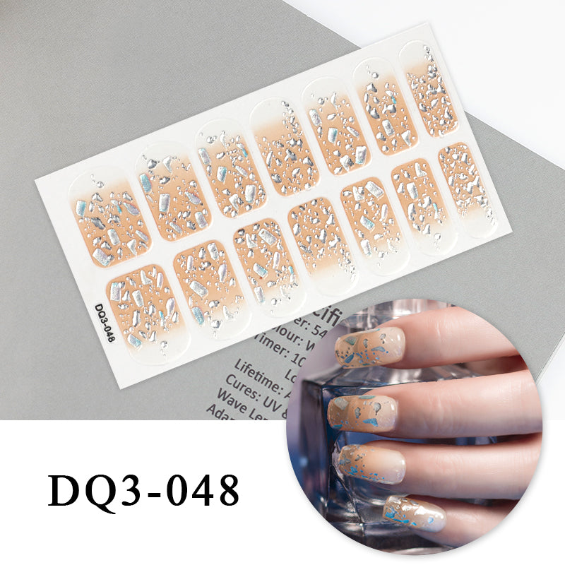 Nail Art Color Nail Stickers Simple Fashion